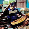 Model Boat Building on Bequia
