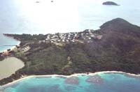 Mayreau island aerial photo
