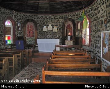Inside the Mayreau Church