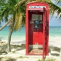 Telephone Box at Dickinson Bay Antigua