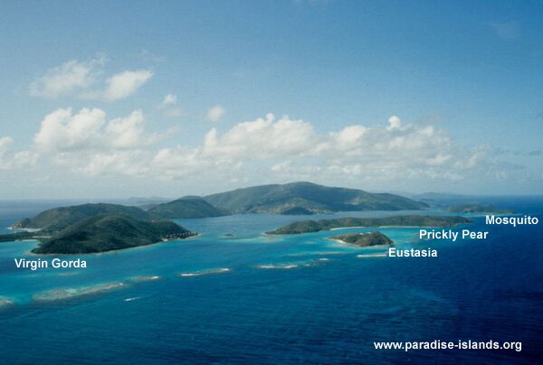 Eustasia, Prickly Pear and Mosquito Islands