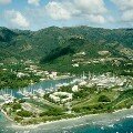 Aerial photograph of Nanny Cay Marina, Tortola